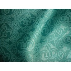 Cotton Silk Brocade 1 S Green Fabric